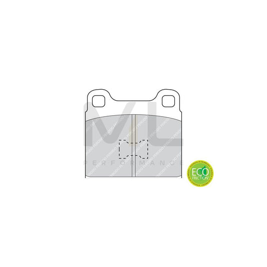 Ferodo Premier Eco Friction Fdb809M Brake Pad Set Not Prepared For Wear Indicator, Without Accessories | ML Performance Car Parts