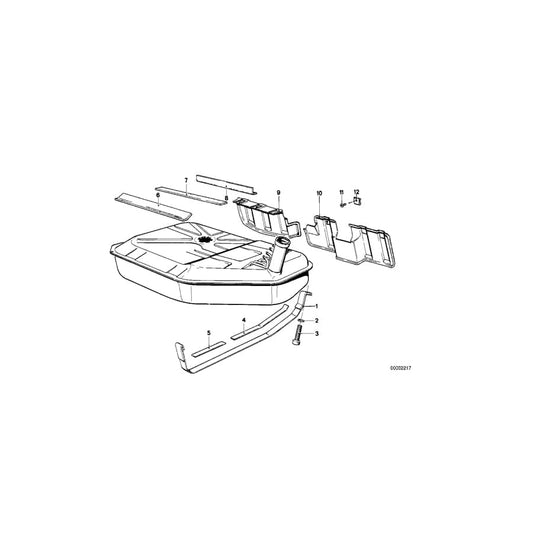Genuine BMW 16111118226 E23 Tension Strap (Inc. 733i, 745i & 728iS) | ML Performance UK Car Parts
