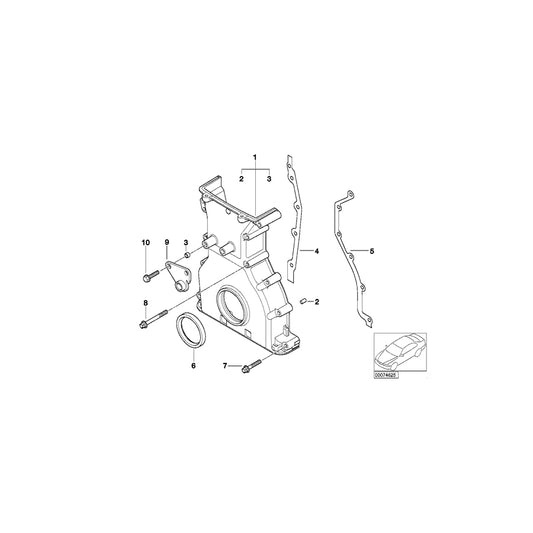 Genuine BMW 11141407692 E85 E46 E86 Gasket Asbestos Free (Inc. M3 CSL, Z4 M3.2 & M3) | ML Performance UK Car Parts