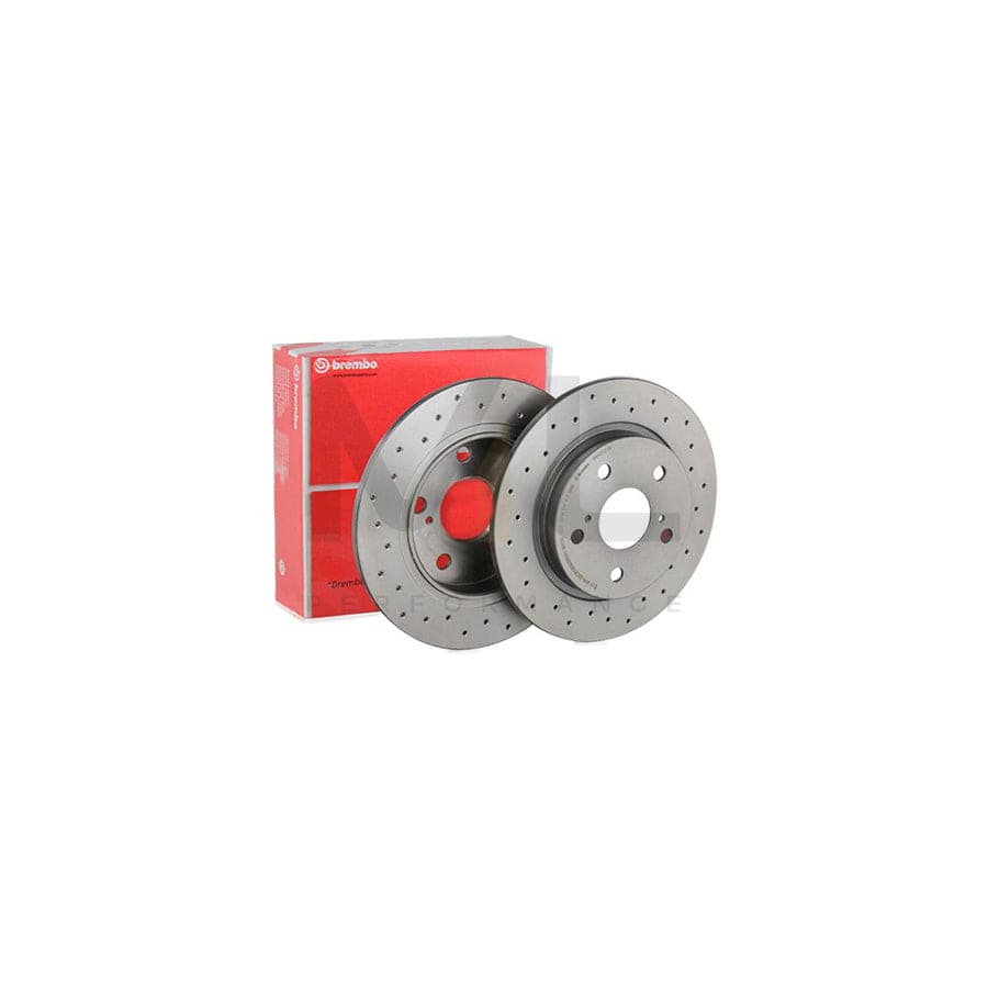 BREMBO XTRA LINE 08.A912.1X Brake Disc Perforated, Solid, Coated | ML Performance Car Parts