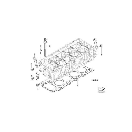 Genuine BMW 11127796529 E65 Cylinder Head Gasket Asbestos-Free 2-LOCH (Inc. 745d) | ML Performance UK Car Parts