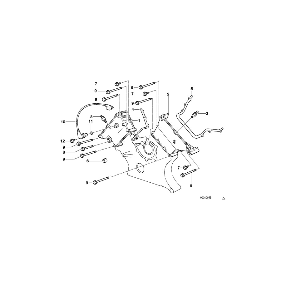 Genuine BMW 11141438558 E39 E31 E53 Hex Bolt With Washer M6X65-Z1 (Inc. 540i, M5 & 740iLP) | ML Performance UK Car Parts