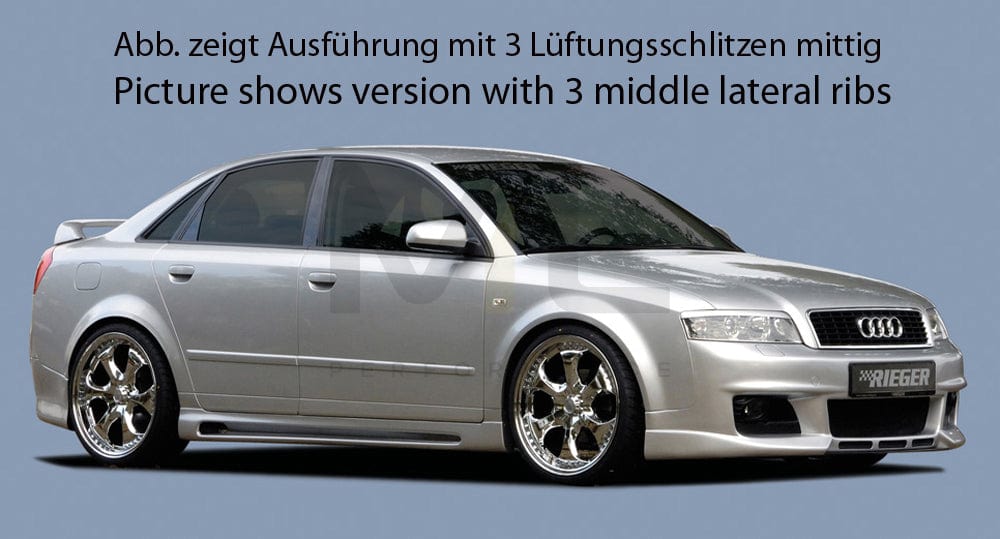 Rieger 00055251 Audi 8E B6 A4 Front Bumper 4 | ML Performance UK Car Parts