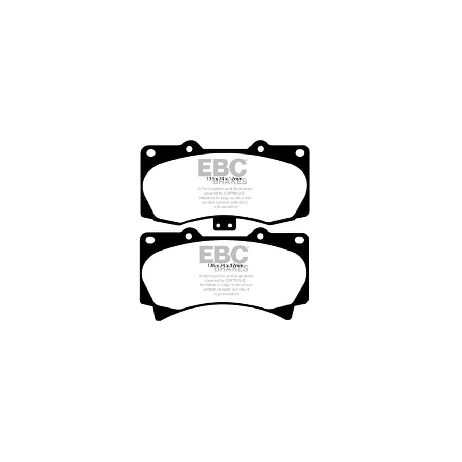 EBC PDKF914 Hummer H3 Ultimax Front Brake Pad & Plain Disc Kit 2 | ML Performance UK Car Parts
