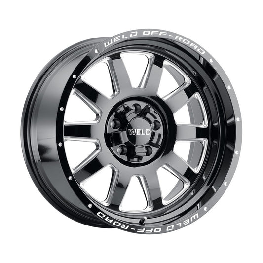 Weld W10200026475-P2 Stealth W102 Wheel 20x10 5x127 ET-18 BS4.75 Gloss Black MIL