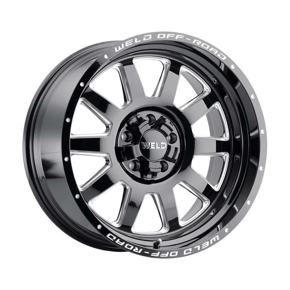 Weld W10200070475 Stealth W102 Wheel 20x10 5x139.7 ET-18 BS4.75 Gloss Black MIL