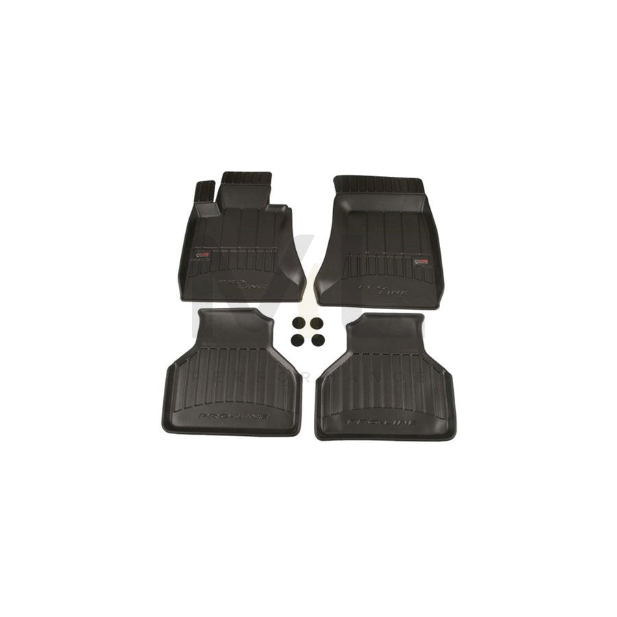 FROGUM 3D408555 Floor mat set for BMW 7 (E65, E66, E67) Elastomer, Front and Rear, Quantity: 4, Black | ML Performance Car Parts