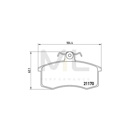 Brembo P 41 003X Brake Pad Set Excl. Wear Warning Contact, With Brake Caliper Screws | ML Performance Car Parts