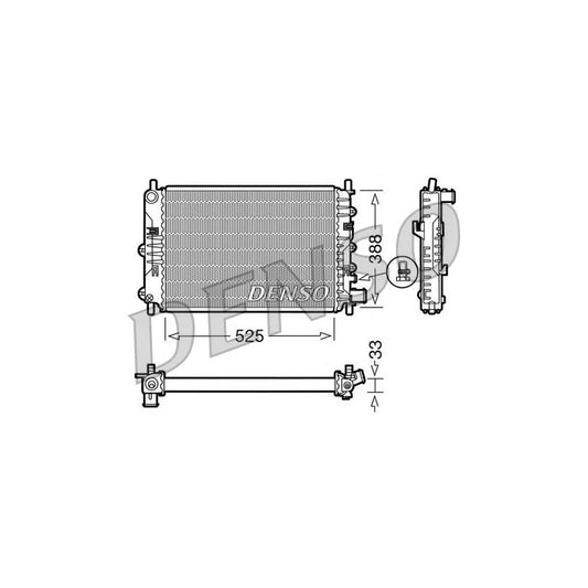 Denso DRM10025 Drm10025 Engine Radiator | ML Performance UK