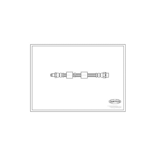 Corteco 19026684 Brake Hose For Bmw 5 Series | ML Performance UK