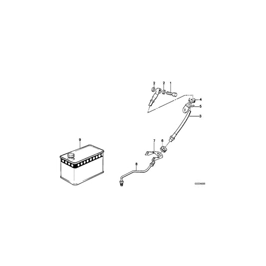 Genuine BMW 34321450761 Hose Bracket, Left (Inc. R 65 RT) | ML Performance UK