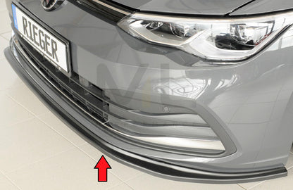 Rieger 00059600 VW Mk8 Golf Front Splitter 5 | ML Performance UK Car Parts