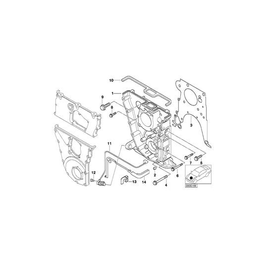 Genuine BMW 11141734363 E30 E36 Gasket Asbestos Free (Inc. 318i & 318is) | ML Performance UK Car Parts