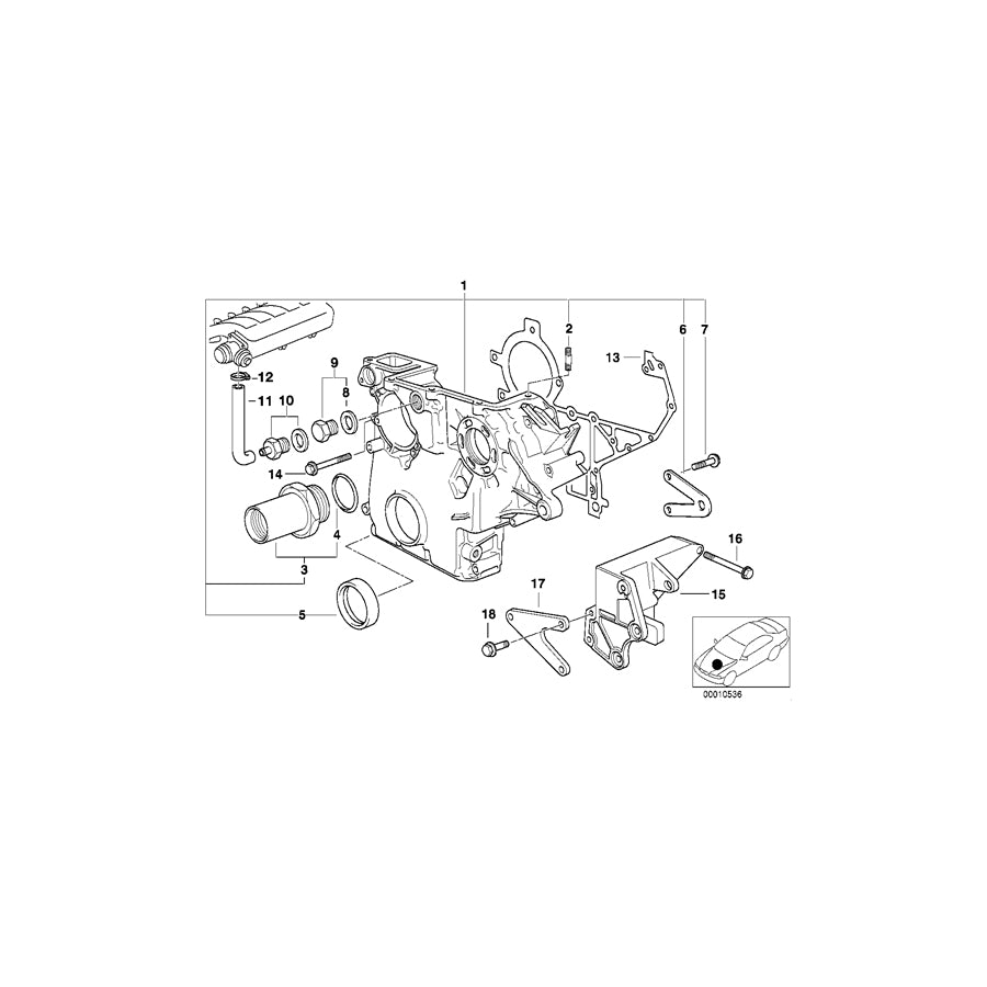 Genuine BMW 11142247080 E39 E38 E36 Connector M20X1,5 (Inc. 525tds, 725tds & 325td) | ML Performance UK Car Parts