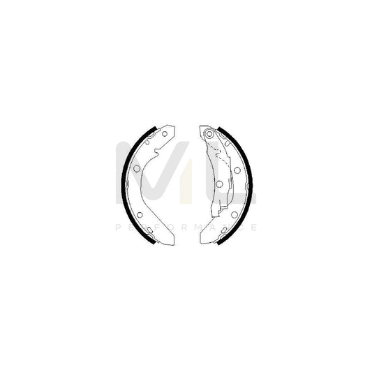 BOSCH 0 986 487 006 Brake Shoe Set | ML Performance Car Parts