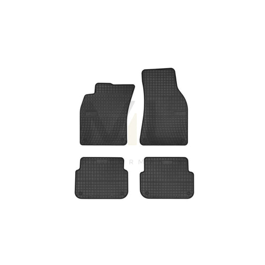 FROGUM Tailored 0726 Floor mat set for AUDI A6 Elastomer, Front and Rear, Quantity: 4, Black | ML Performance Car Parts