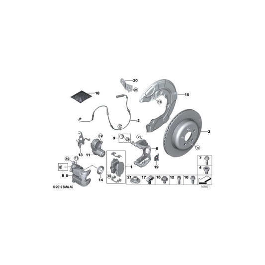 Genuine BMW 34356890704 G20 G21 G29 Holder (Inc. 330dX, 330iX & 320d) | ML Performance UK