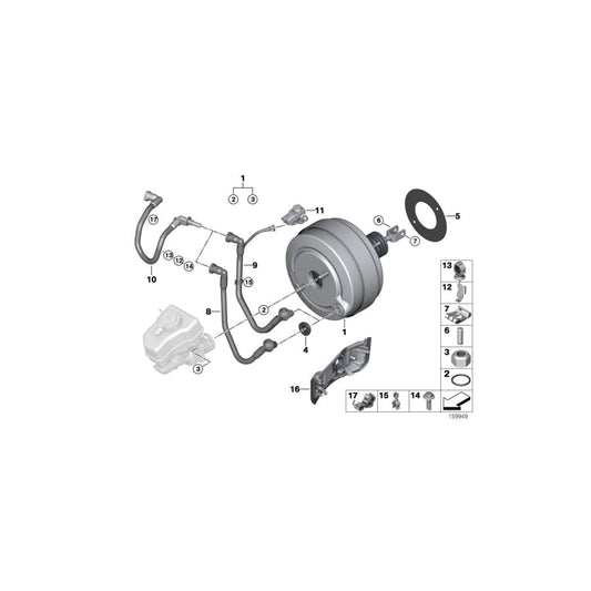 Genuine BMW 11667556631 E82 E92 E88 Holder (Inc. 318d, 116i 1.6 & 320i) | ML Performance UK Car Parts