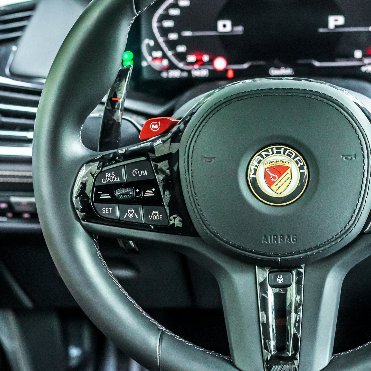 MANHART MHFCPS001 FORGED CARBON PADDLE SHIFTERS FOR BMW F95 / F96 X5M / X6M (COMPETITION)