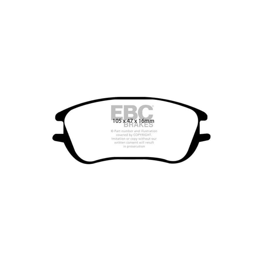 EBC PDKF919 Hyundai Ultimax Front Brake Pad & Plain Disc Kit (Inc. Amica & Atoz) 2 | ML Performance UK Car Parts