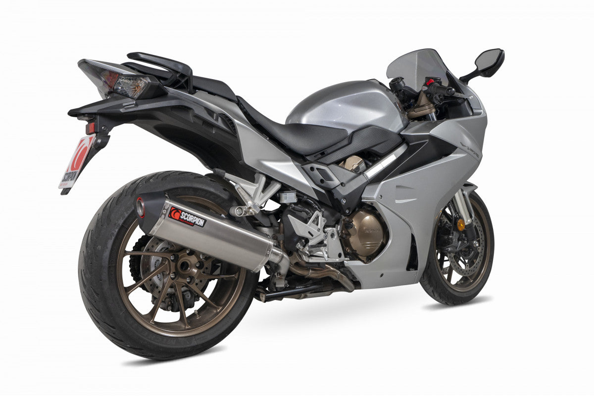 Scorpion RHA168TEO Honda VFR800 F Serket Parallel Slip-On - Titanium Sleeve | ML Performance UK UK