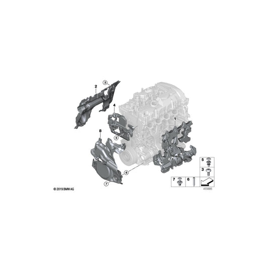 Genuine BMW 11147648898 F23 G01 G30 Engine Encapsulation, Upper Front (Inc. X3 30i, 520i 1.6 & 330iX) | ML Performance UK Car Parts