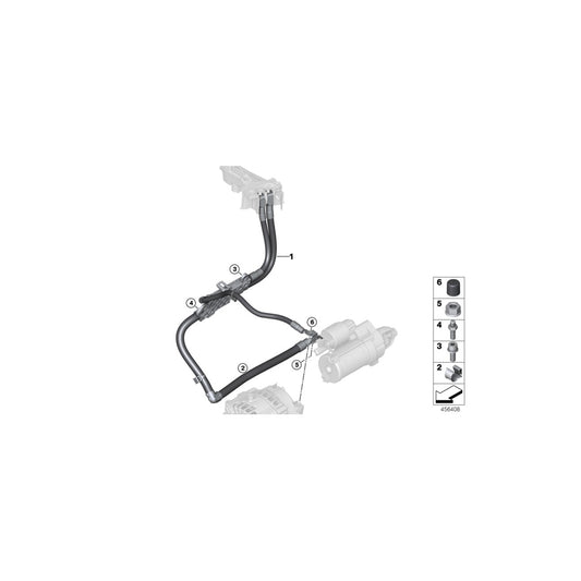 Genuine BMW 11147584157 F03 F02 F01 Stud Bolt M6/M5 (Inc. 750Li, X7 M50iX & Ghost EWB) | ML Performance UK Car Parts