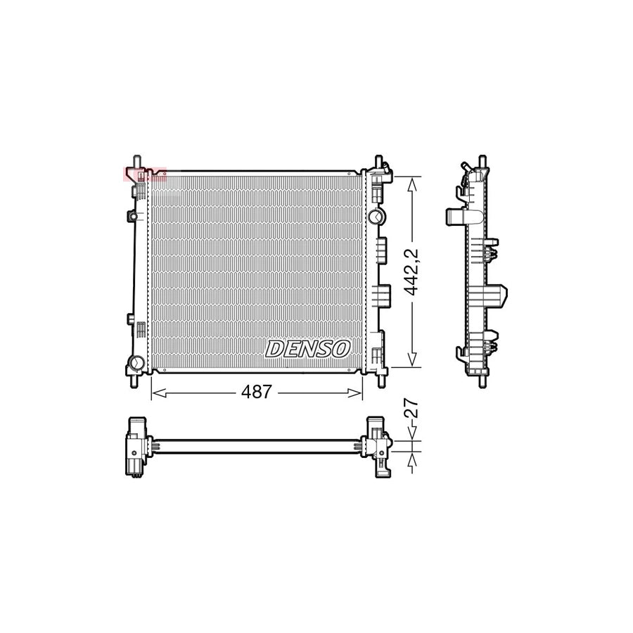 Denso DRM46070 Drm46070 Engine Radiator For Nissan Nv200 | ML Performance UK