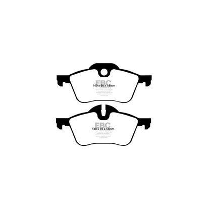 EBC PLK1056R Mini R53 Orangestuff Pads and Brake Line Track Pack - ATE Caliper 2 | ML Performance UK Car Parts