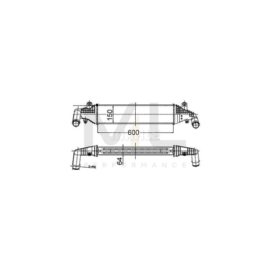 MAHLE ORIGINAL CI 504 000S Intercooler for MAZDA 3 | ML Performance Car Parts