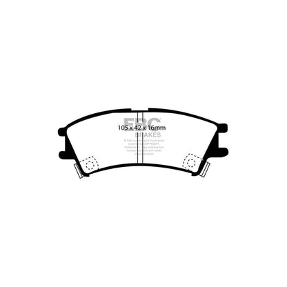 EBC PDKF918 Hyundai Ultimax Front Brake Pad & Plain Disc Kit (Inc. Amica & Atoz) 2 | ML Performance UK Car Parts