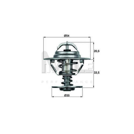 MAHLE ORIGINAL TX 22 84D Engine thermostat Opening Temperature: 84��C, with seal | ML Performance Car Parts