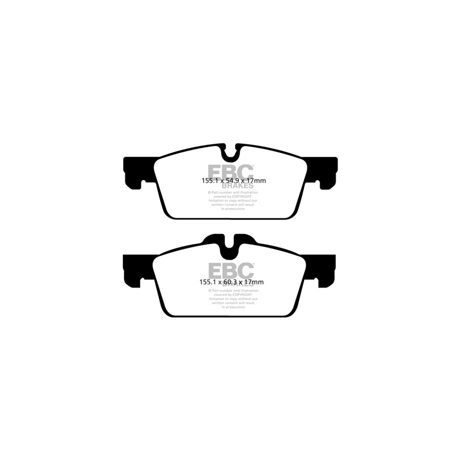 EBC PD40K1523 Peugeot 508 Ultimax Pad & Plain Disc Kit - ATE Caliper 2 | ML Performance UK Car Parts