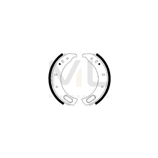 BOSCH 0 986 487 459 Brake Shoe Set for LAND ROVER 88/109 | ML Performance Car Parts