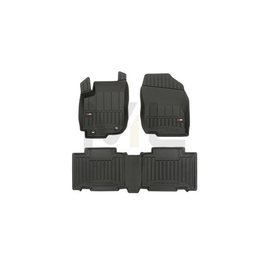 FROGUM Tailored, ProLine 3D425040 Floor mat set for TOYOTA RAV4 IV Off-Road (XA40) Elastomer, Front and Rear, Quantity: 4, Black | ML Performance Car Parts