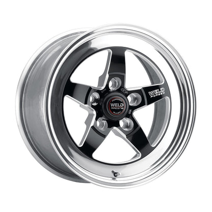 Weld 71MB-509B65A S71 Wheel 15x9.3 5x4.75 ET34 BS6.5 Black Center - Polished Shell