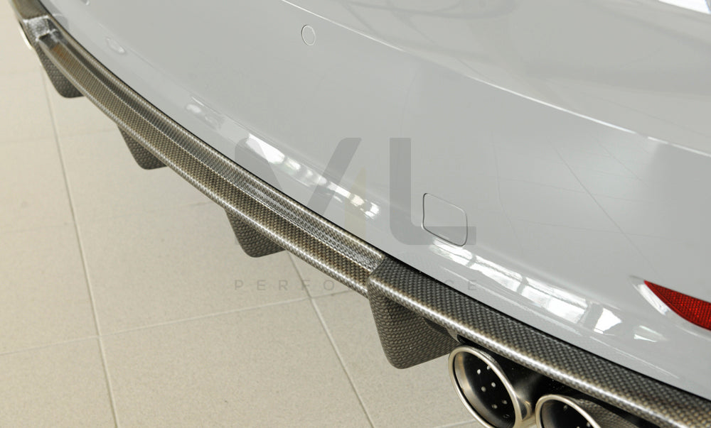 Rieger 00099368 Audi 8V A3 Rear Diffuser 6 | ML Performance UK Car Parts