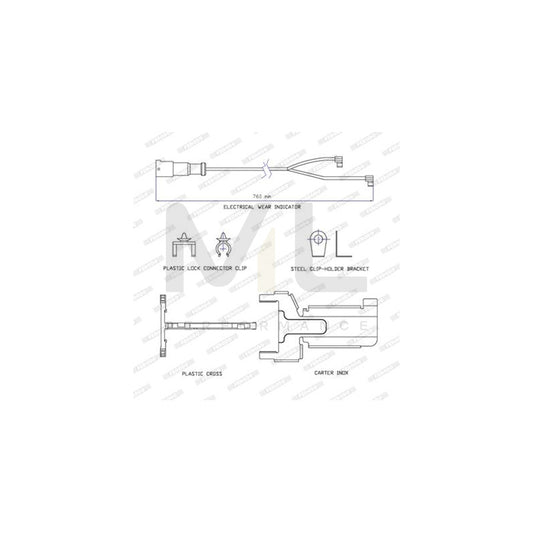 FERODO FAI183 Brake pad wear sensor | ML Performance Car Parts