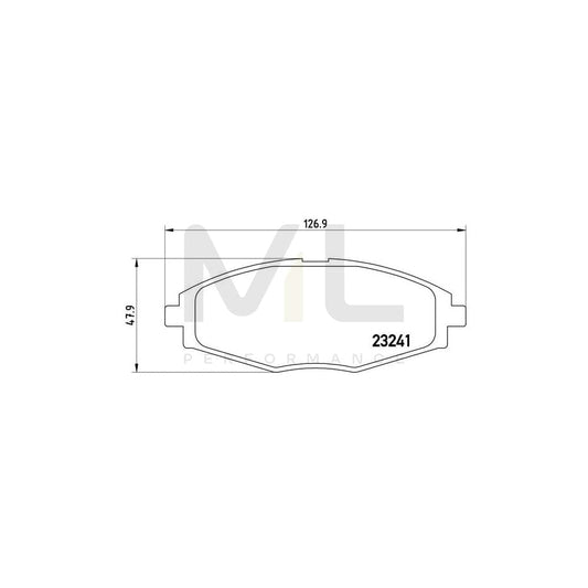 Brembo P 15 006 Brake Pad Set Excl. Wear Warning Contact | ML Performance Car Parts