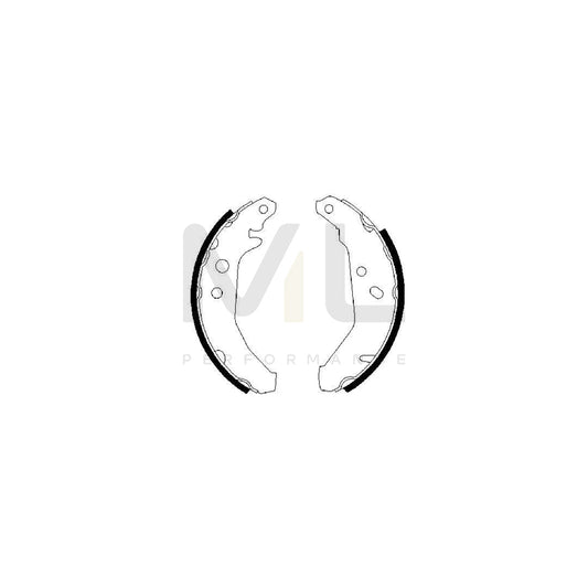 BOSCH 0 986 487 228 Brake Shoe Set for FORD FIESTA | ML Performance Car Parts
