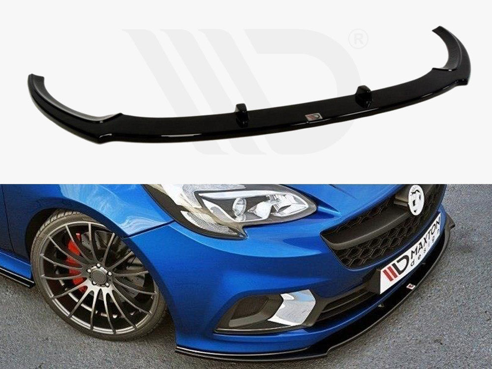 Maxton Design OP-CO-E-OPC-FD1T Front Splitter Opel Corsa E OPC / VXR | ML Performance UK Car Parts