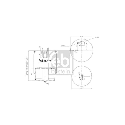 Febi Bilstein 35674 Boot, Air Suspension
