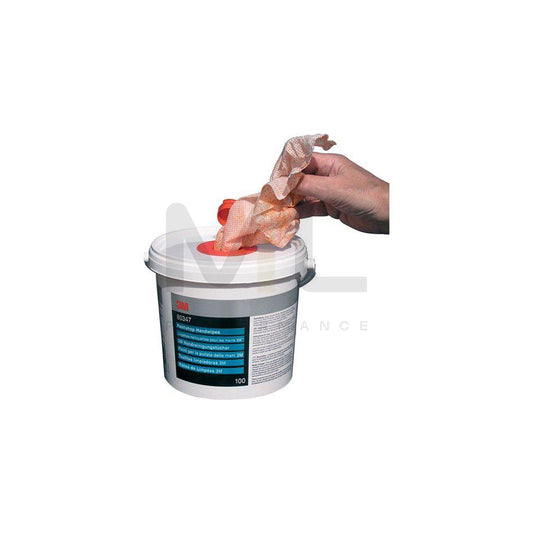 3M HandWipe 80347 Hand cleaning wipes Dispenser Box, Lanolin, with Aloe Vera, Quantity: 100 | ML Performance Car Parts