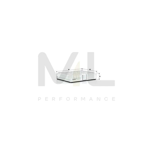 MANN-FILTER CU 31 100 Pollen filter Particulate Filter | ML Performance Car Parts
