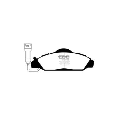 EBC PDKF551 Daewoo Ssangyong Ultimax Front Brake Pad & Plain Disc Kit 2 | ML Performance UK Car Parts