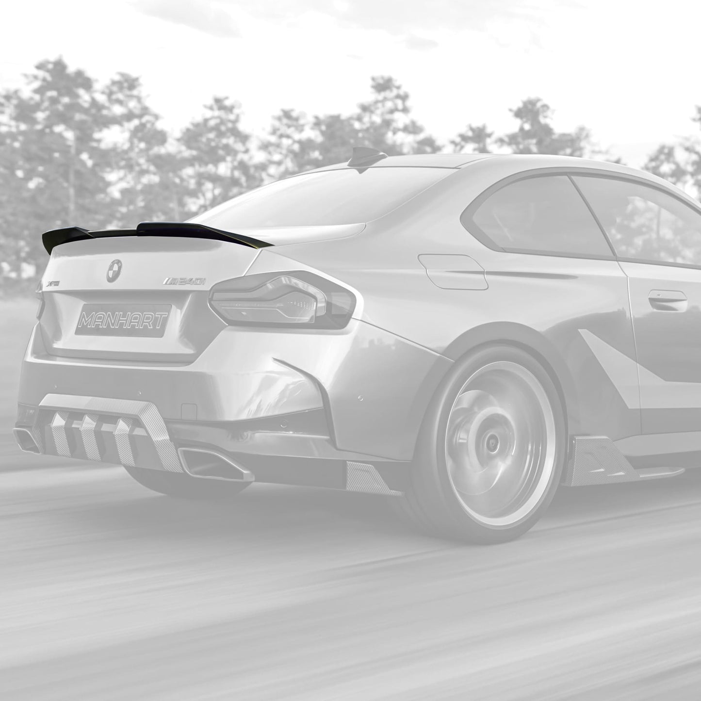 MANHART CARBON TRUNK SPOILER FOR BMW G42 M240I