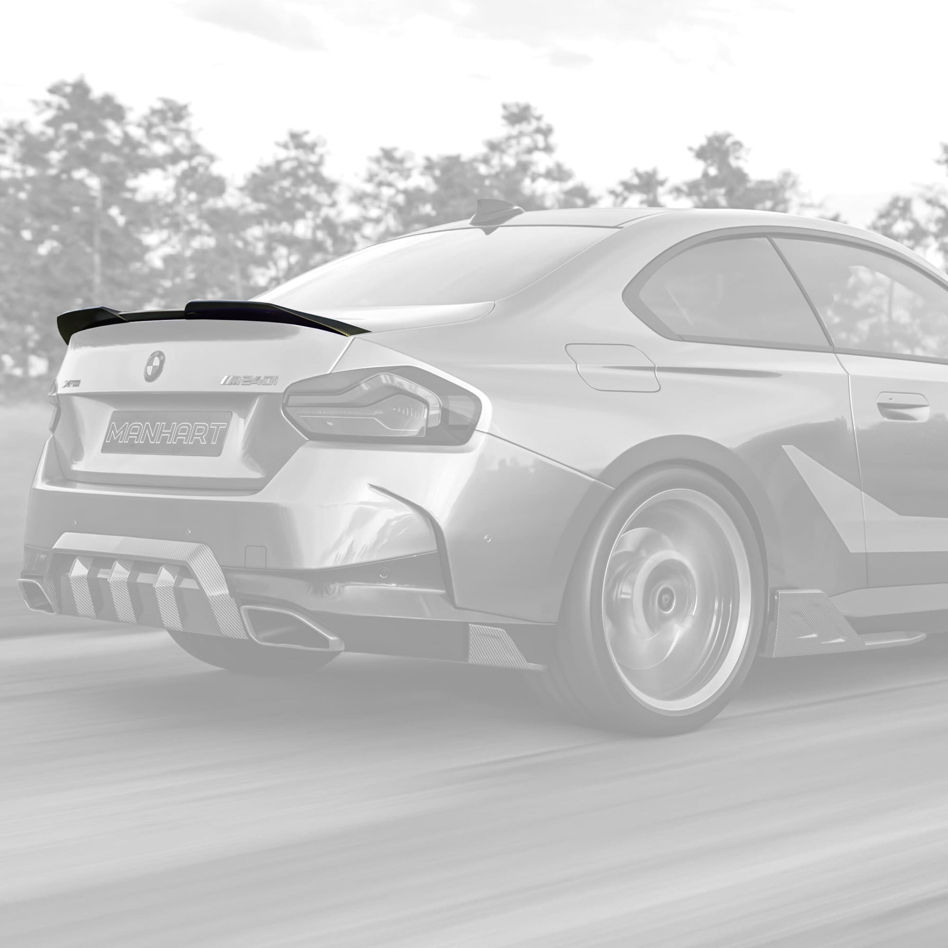 MANHART CARBON TRUNK SPOILER FOR BMW G42 M240I