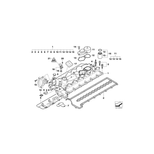 Genuine BMW 11147787104 E46 Cover, Acoustic (Inc. 330d & 330xd) | ML Performance UK Car Parts