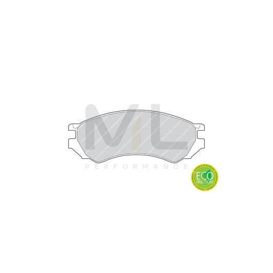 Ferodo Premier Eco Friction Fdb854 Brake Pad Set Suitable For Mercedes-Benz C-Class Prepared For Wear Indicator, With Brake Caliper Screws, With Accessories | ML Performance Car Parts