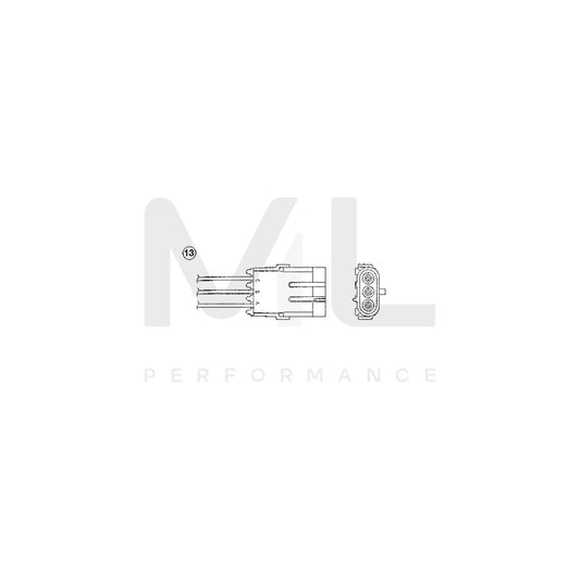 NTK Lambda Sensor / O2 Sensor (NGK 5709) - OZA660-EE16 | ML Car Parts UK | ML Performance